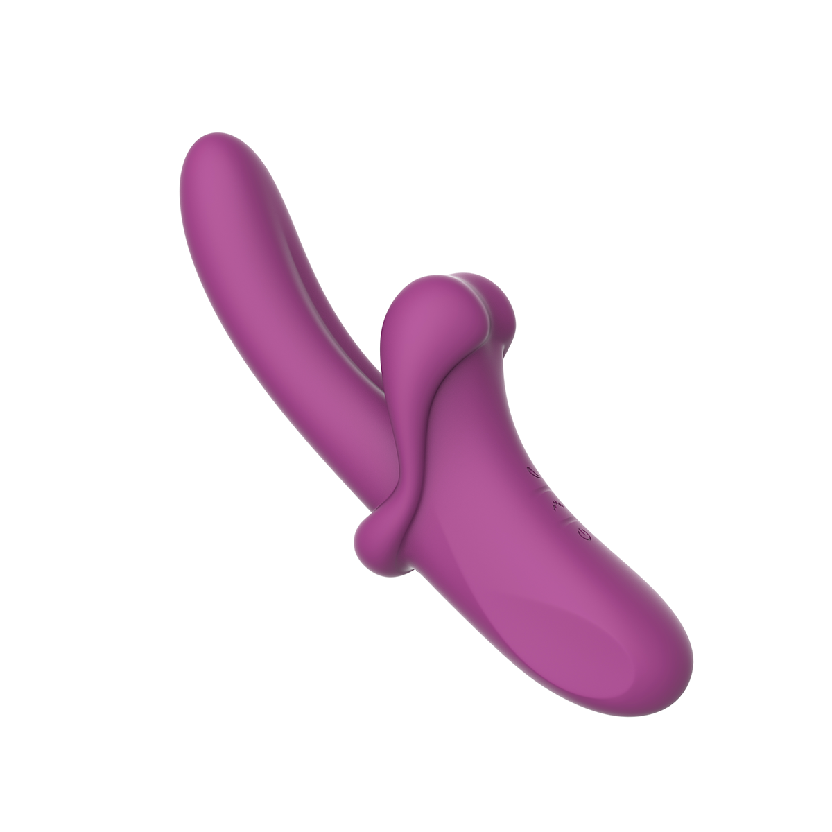 Aiersha Serava Heat Vibrator Rose Purple - Dual-Action Vibration & Heating for Deep Sensation