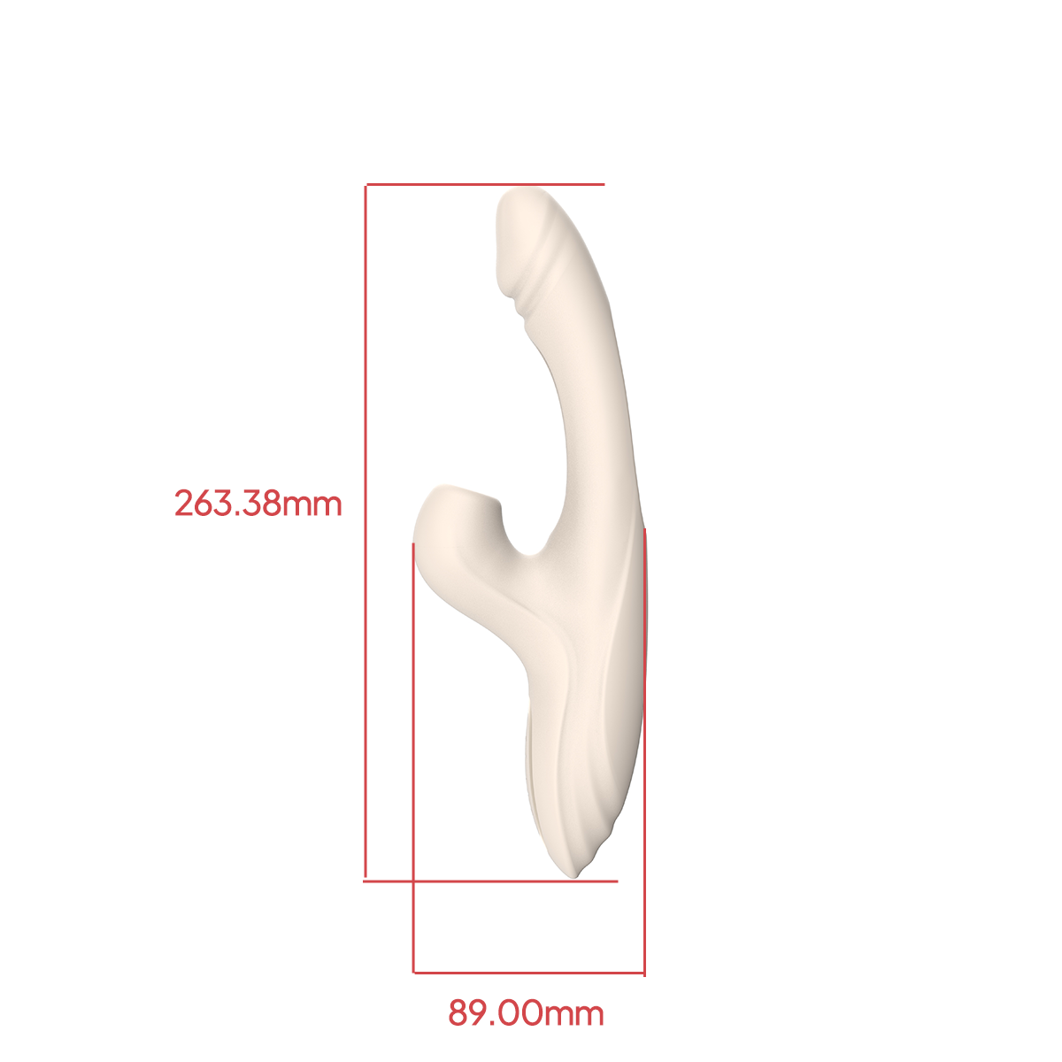 Aiersha Luna Flex Magic Vibrator - Triple-Action Vibration, Twitch & Heat