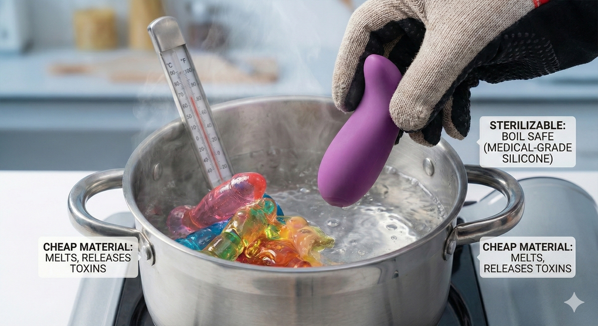 Vergleich Silikon vs minderwertige Materialien