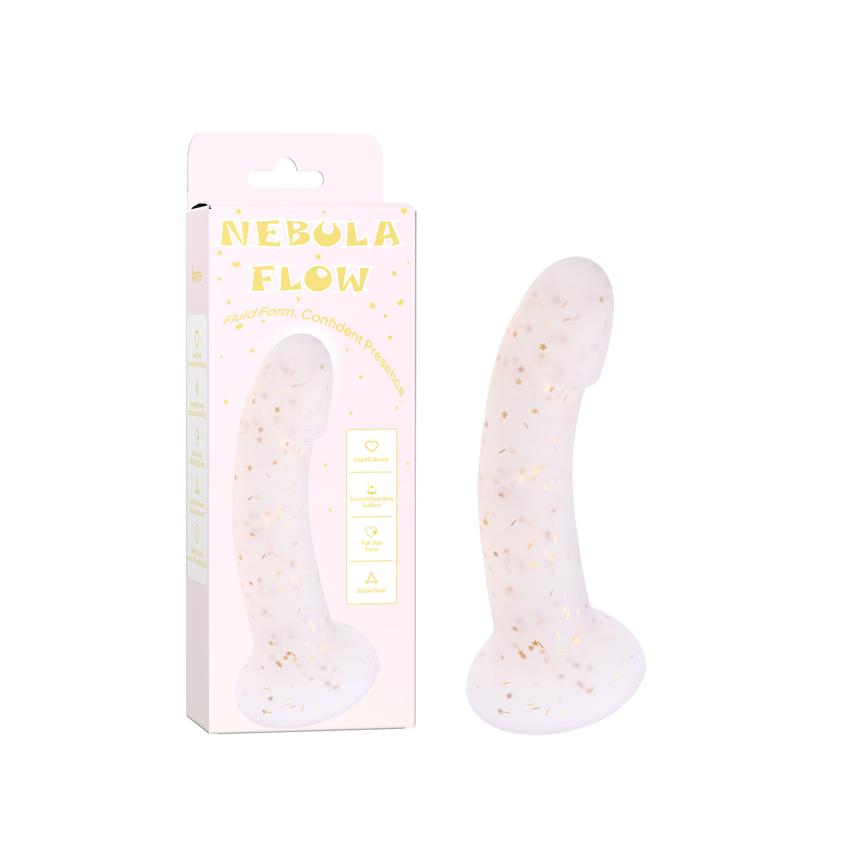 Aiersha Nebula Flow: Full-Size Fluid Liquid Silicone Dildo