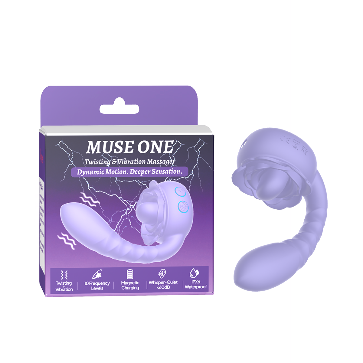 Aiersha Muse Twist: Rose-Tongue Twisting & Vibration G-Spot Massager