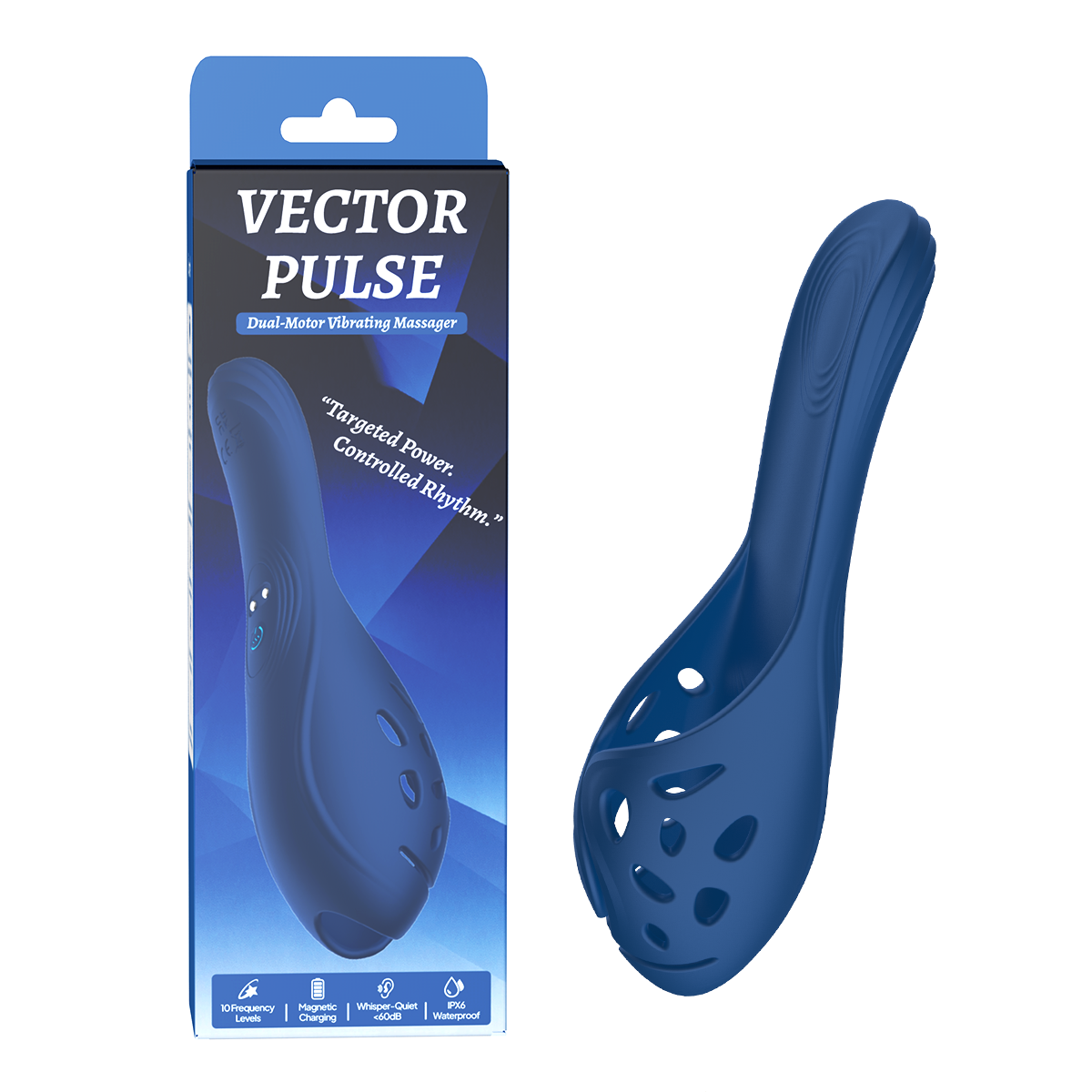 Aiersha Vector Pulse: Dual-Motor Vibrating Massager for Targeted Stimulation