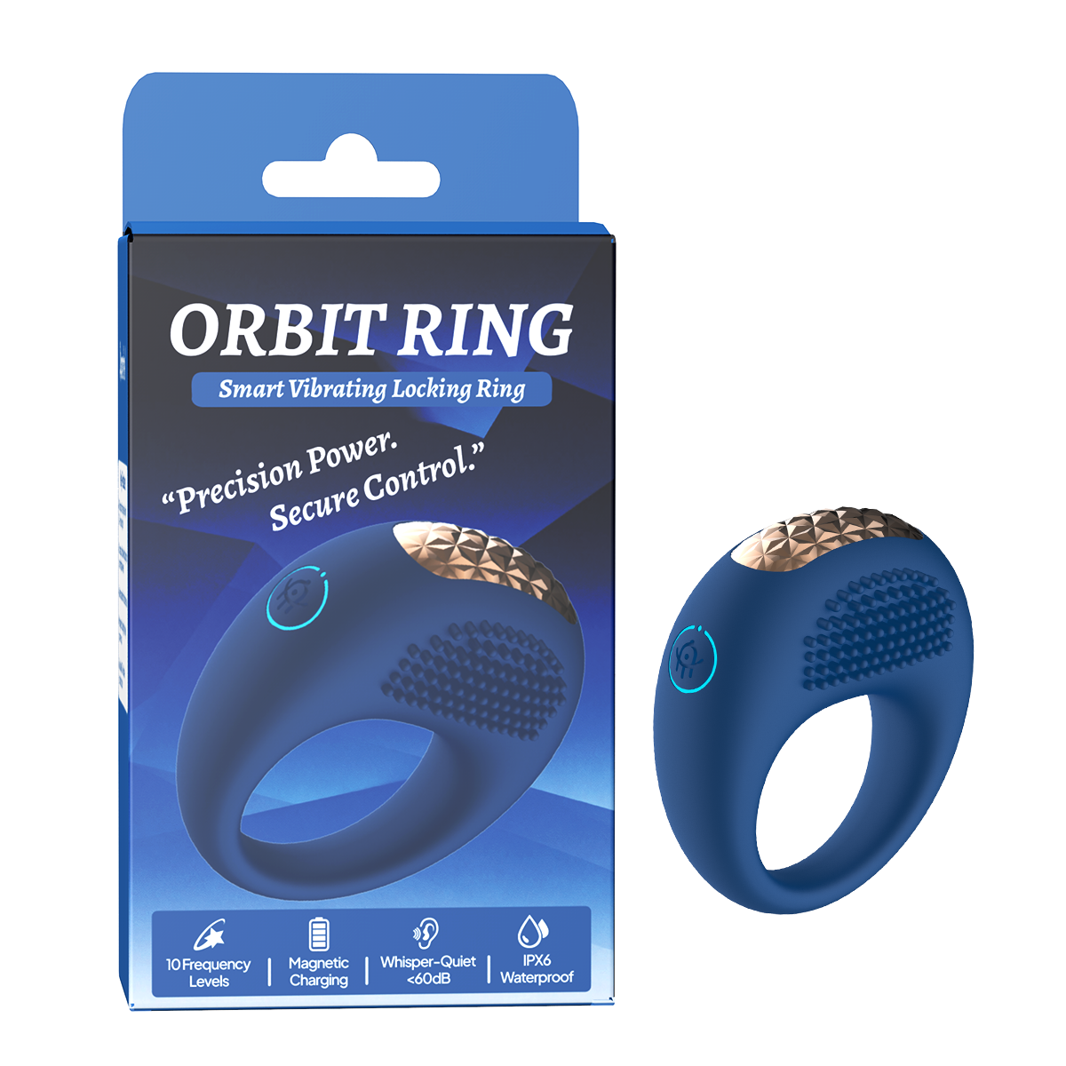 Aiersha Orbit Ring: Smart Vibrating Locking Ring for Precision & Performance