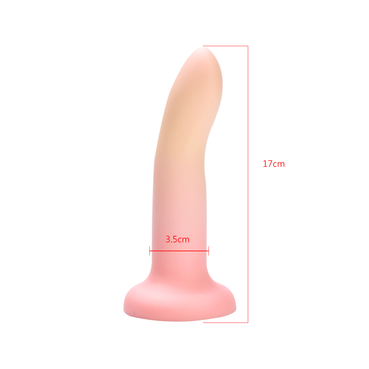 Aiersha Polaris Arc: Full-Size Curved Liquid Silicone Dildo