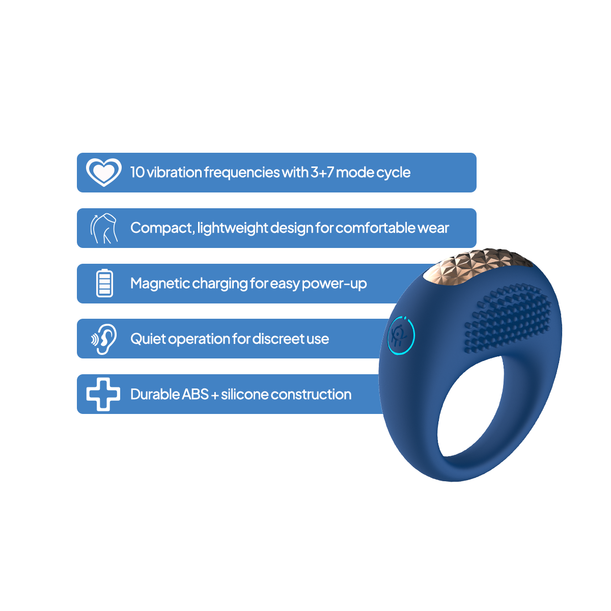 Aiersha Orbit Ring: Smart Vibrating Locking Ring for Precision & Performance