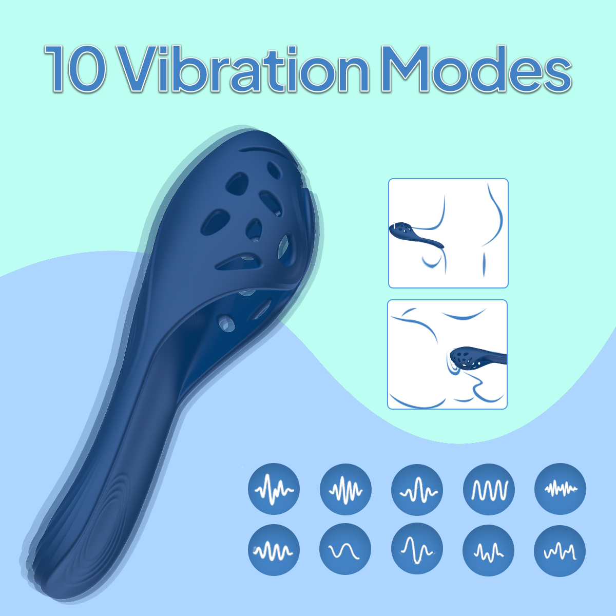 Aiersha Vector Pulse: Dual-Motor Vibrating Massager for Targeted Stimulation