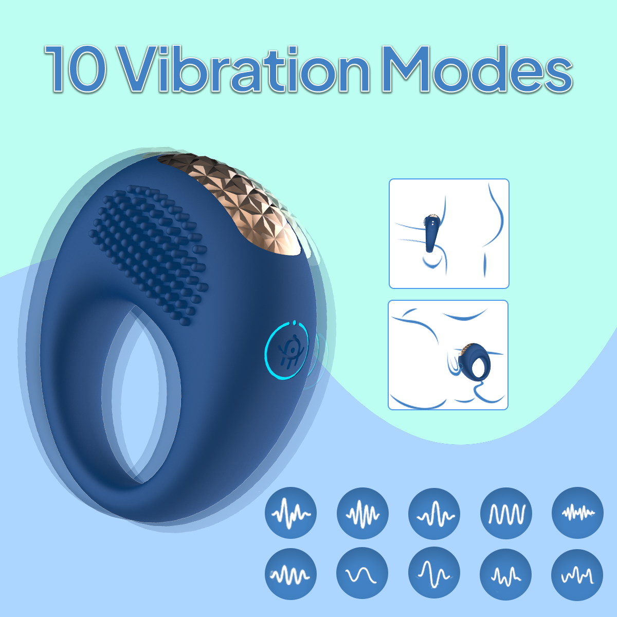 Aiersha Orbit Ring: Smart Vibrating Locking Ring for Precision & Performance
