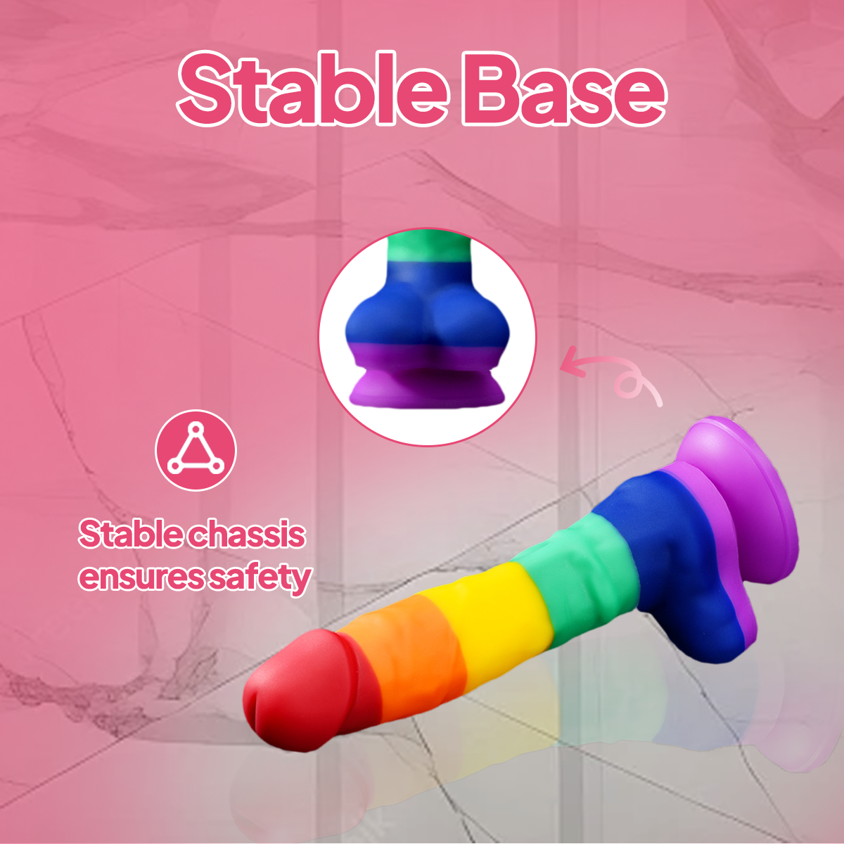 Aiersha Chroma Line: Full-Size Liquid Silicone Dildo – Pure Color & Defined Power