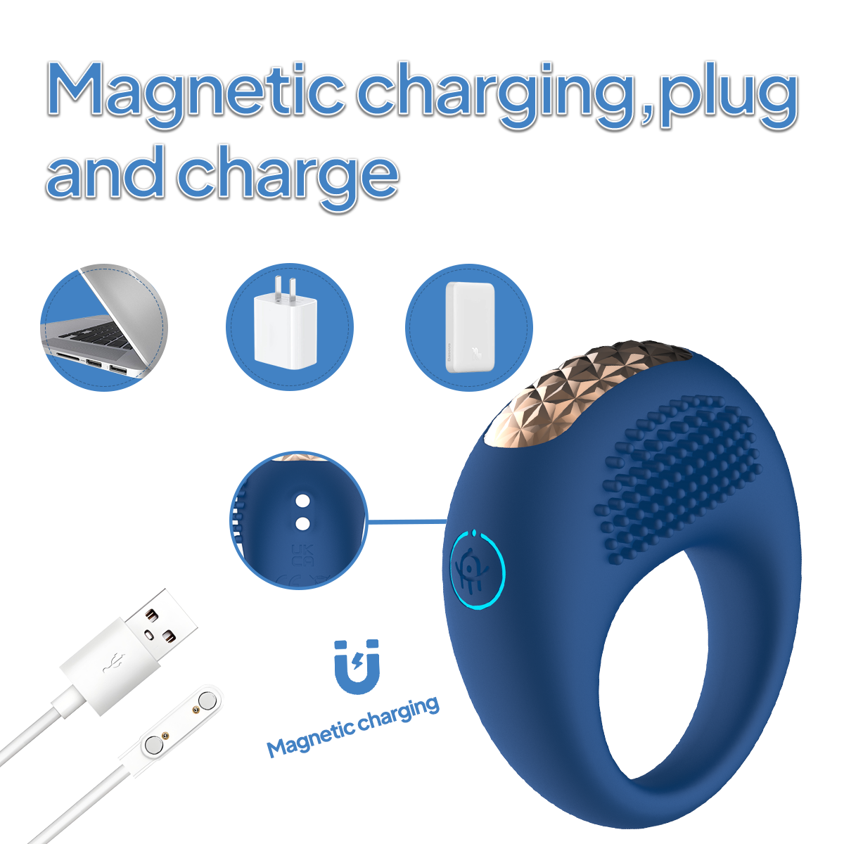 Aiersha Orbit Ring: Smart Vibrating Locking Ring for Precision & Performance