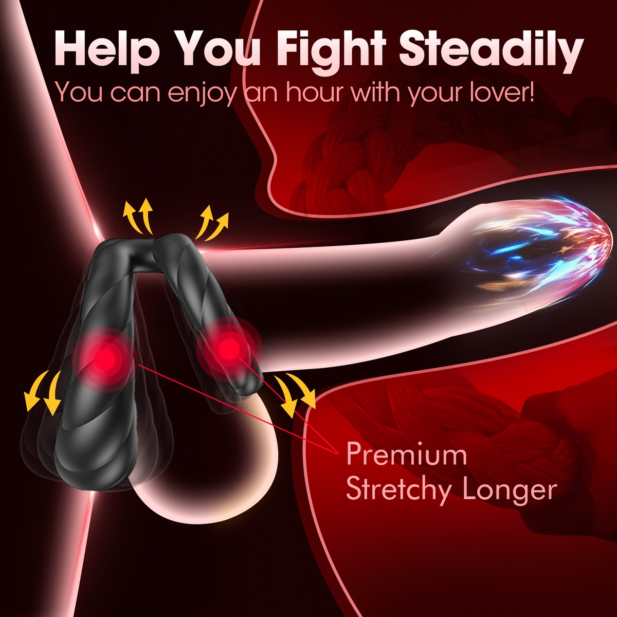 Aiersha Cyber Nexus Ring: Male Multifunction Sperm Locking Ring