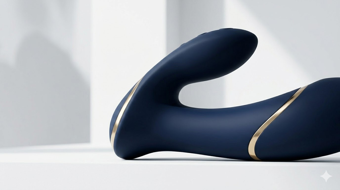 Aiersha prostate massager anatomical design