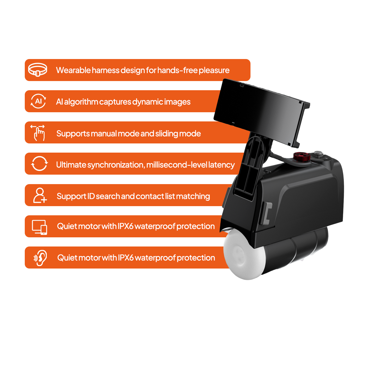 Aiersha AI Smart Male Masturbator: Interactive Telescopic & Suction Wearable Cup