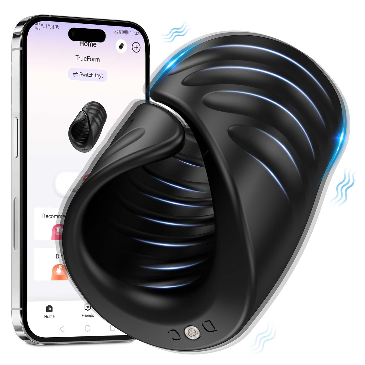 Aiersha Obsidian Masturbator: Star Magnetic Rhythm Cabin