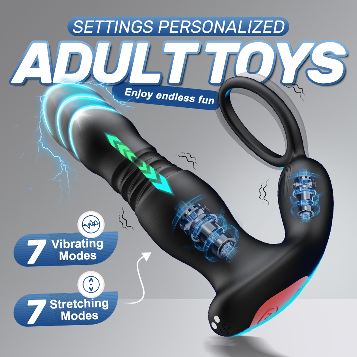 Aiersha Pulse Orbit: Masajeador de prostata multifuncional