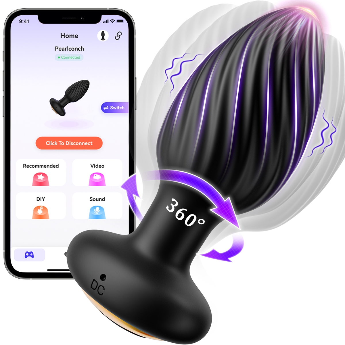 Aiersha Astraeus: Plug anal de Metal Eléctrico