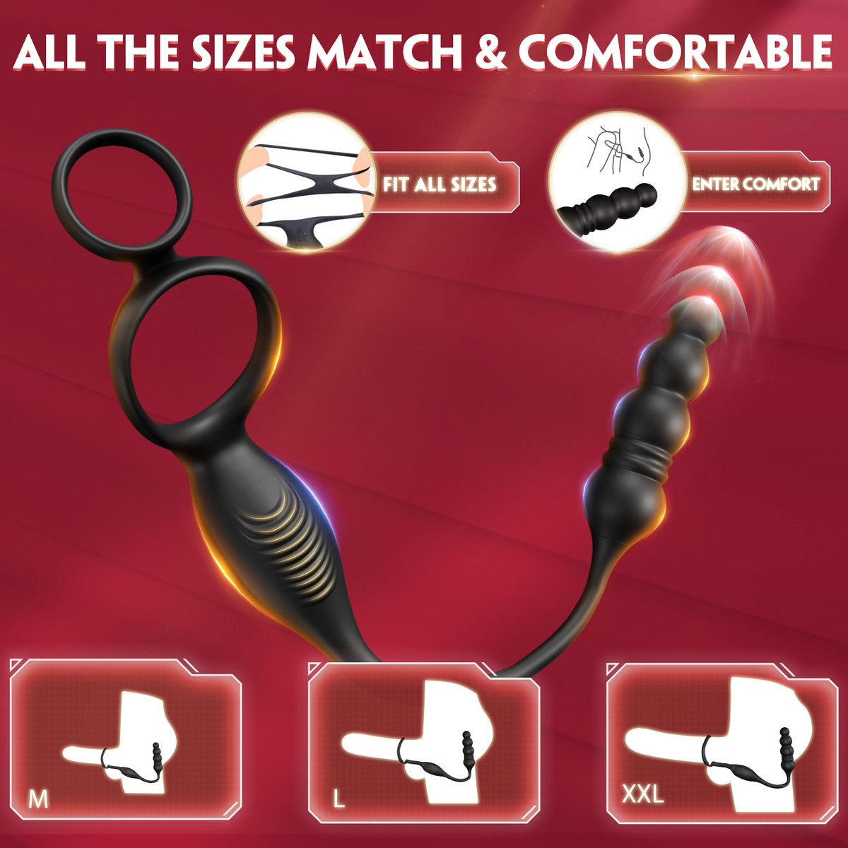Aiersha Nexus Black: Multi-Functional Prostate Massager