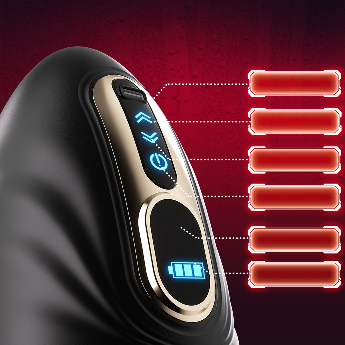 Aiersha Digital Lip Sync Male Masturbator: Fantasy Kiss Private Cabin