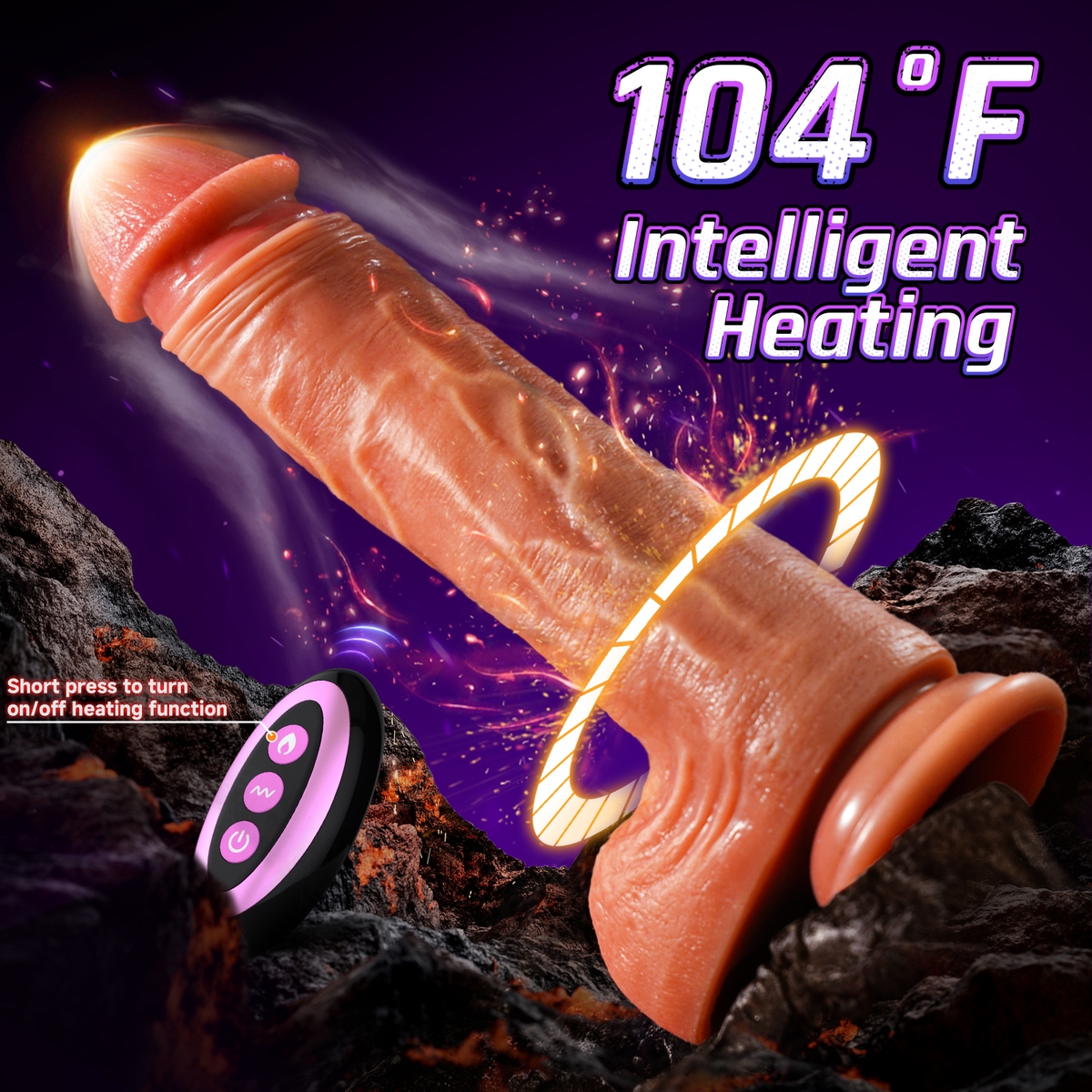 Aiersha Prime Rush Dildo: Thermal Resonance Column