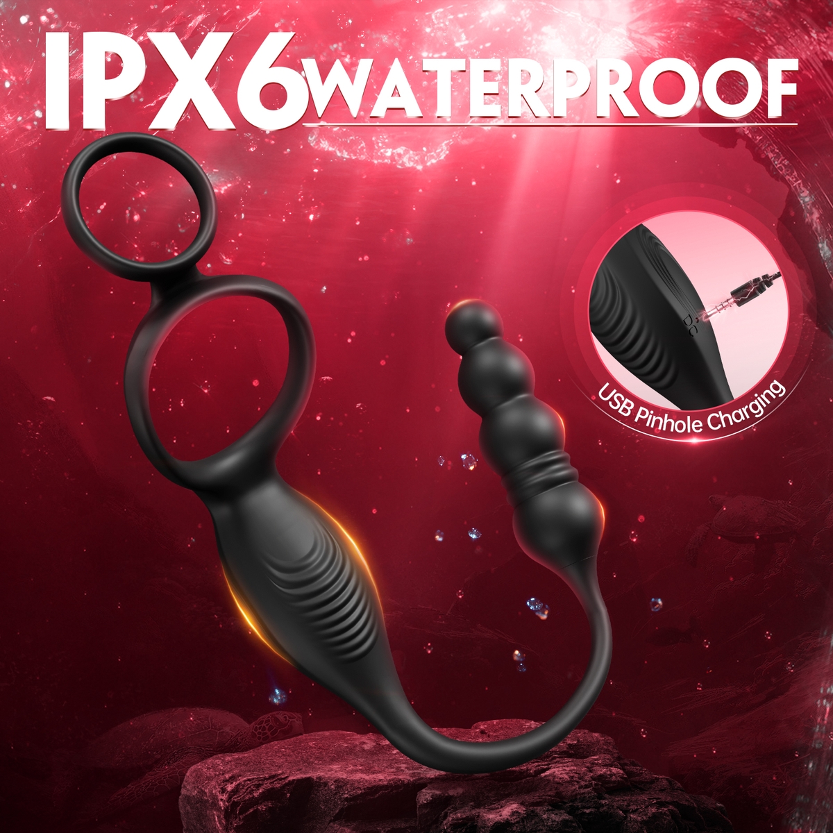 Aiersha Nexus Black: Multi-Functional Prostate Massager