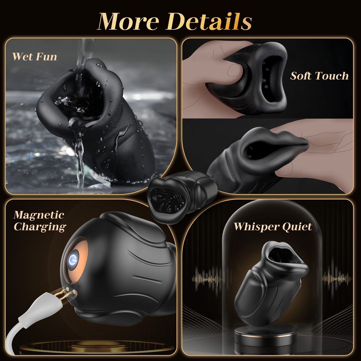 Aiersha Velvet Haven Male Masturbator: Phantom Shock Wave Cup