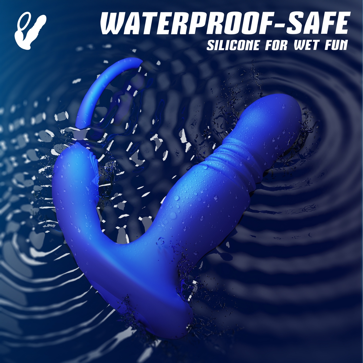 Aiersha Pulse Orbit Blue: Multi-Functional Prostate Massager