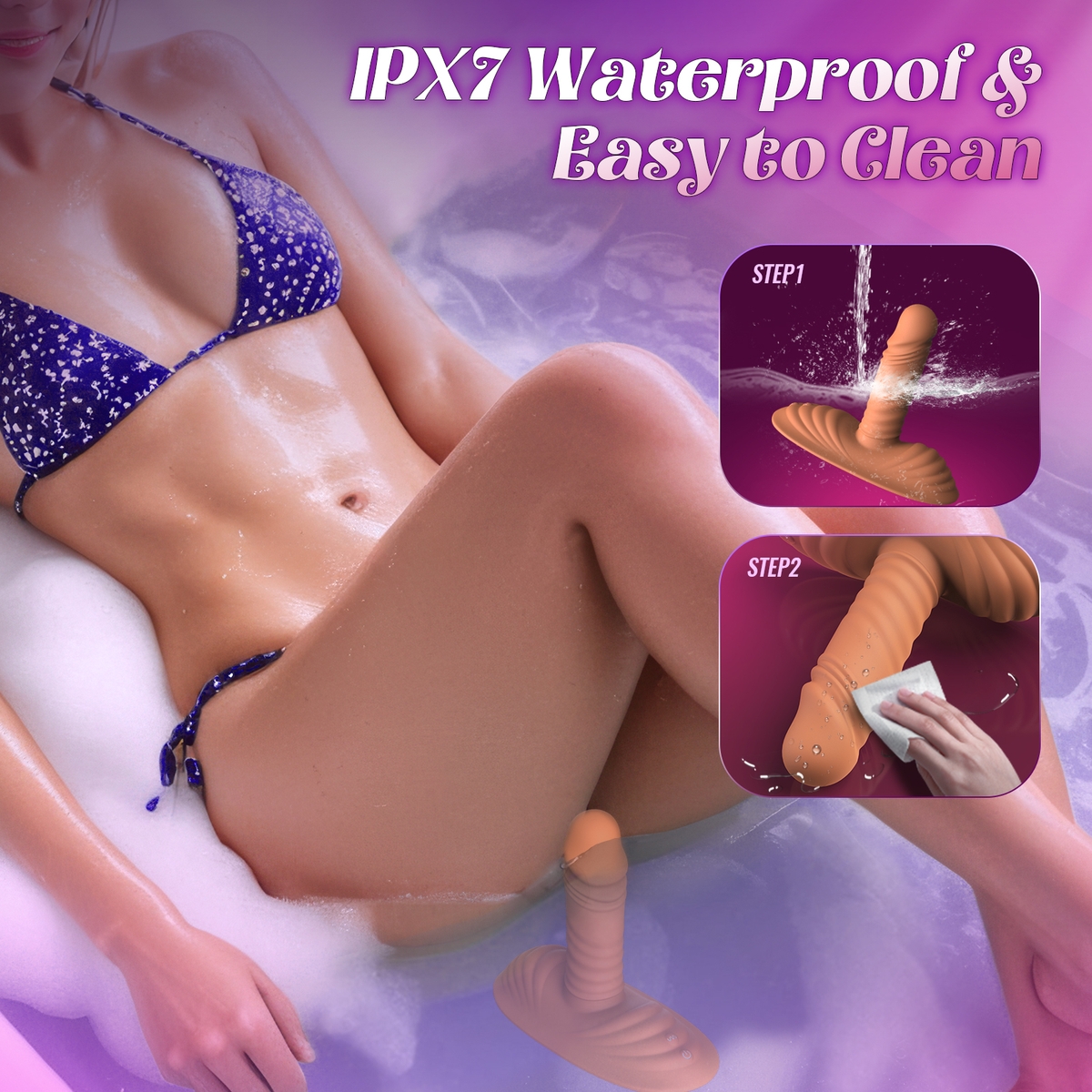 Aiersha Glide Vibe Piel: Masajeador de prostata multifuncional