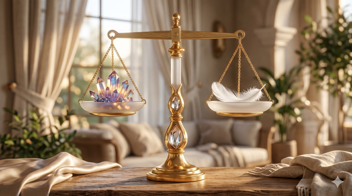 Ilustración de equilibrio hormonal y bienestar