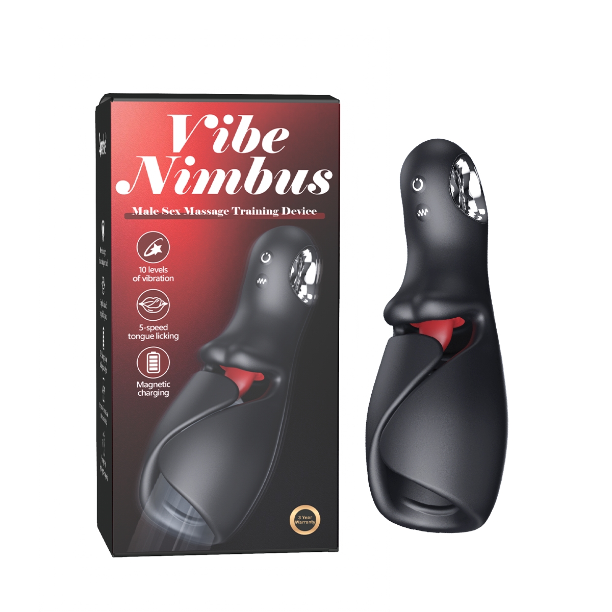 Aiersha Vibe Nimbus Male Masturbator: Male Sex Massage Training Device