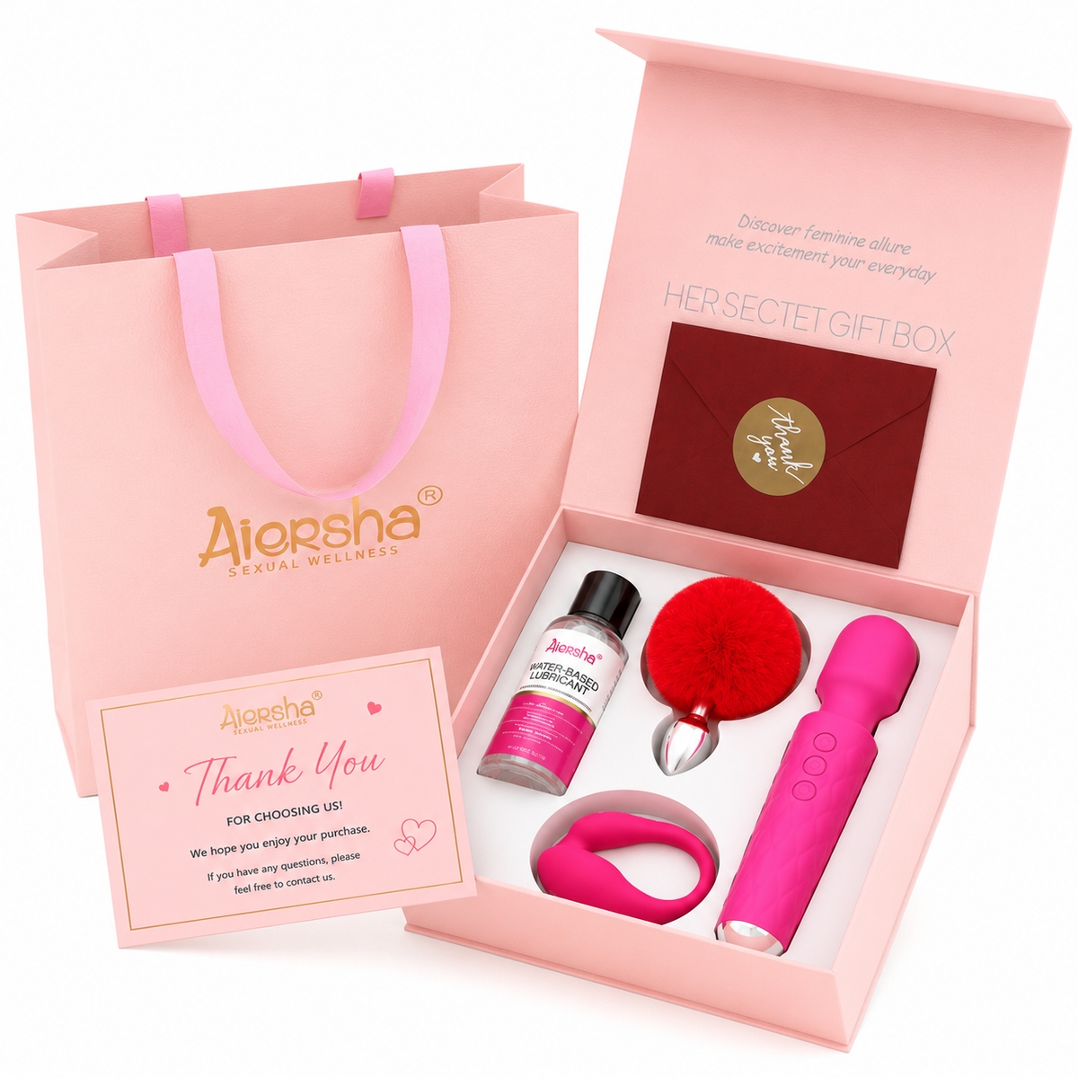 Aiersha Her Secret Gift Box - The Exclusive Box for Sensual Discovery