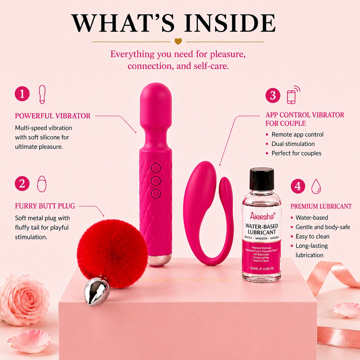 Aiersha Her Secret Gift Box - The Exclusive Box for Sensual Discovery