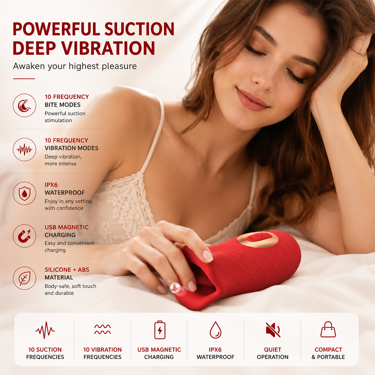 Aiersha Red Lips: The Ultimate Breast Stimulator for Sensual Exploration