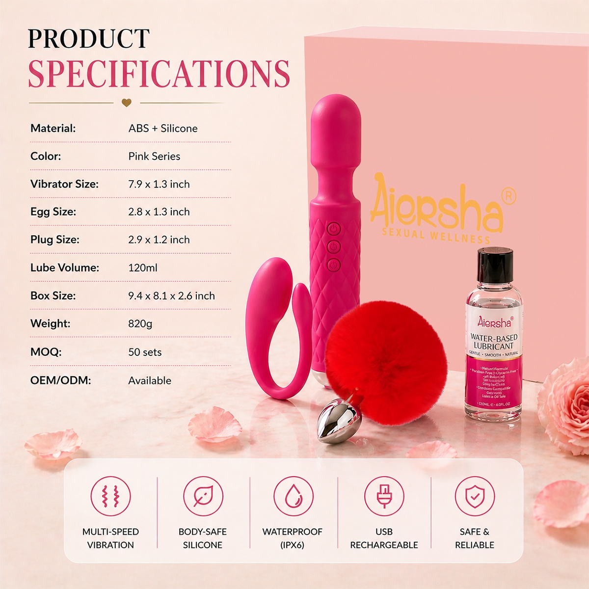 Aiersha Her Secret Gift Box - The Exclusive Box for Sensual Discovery