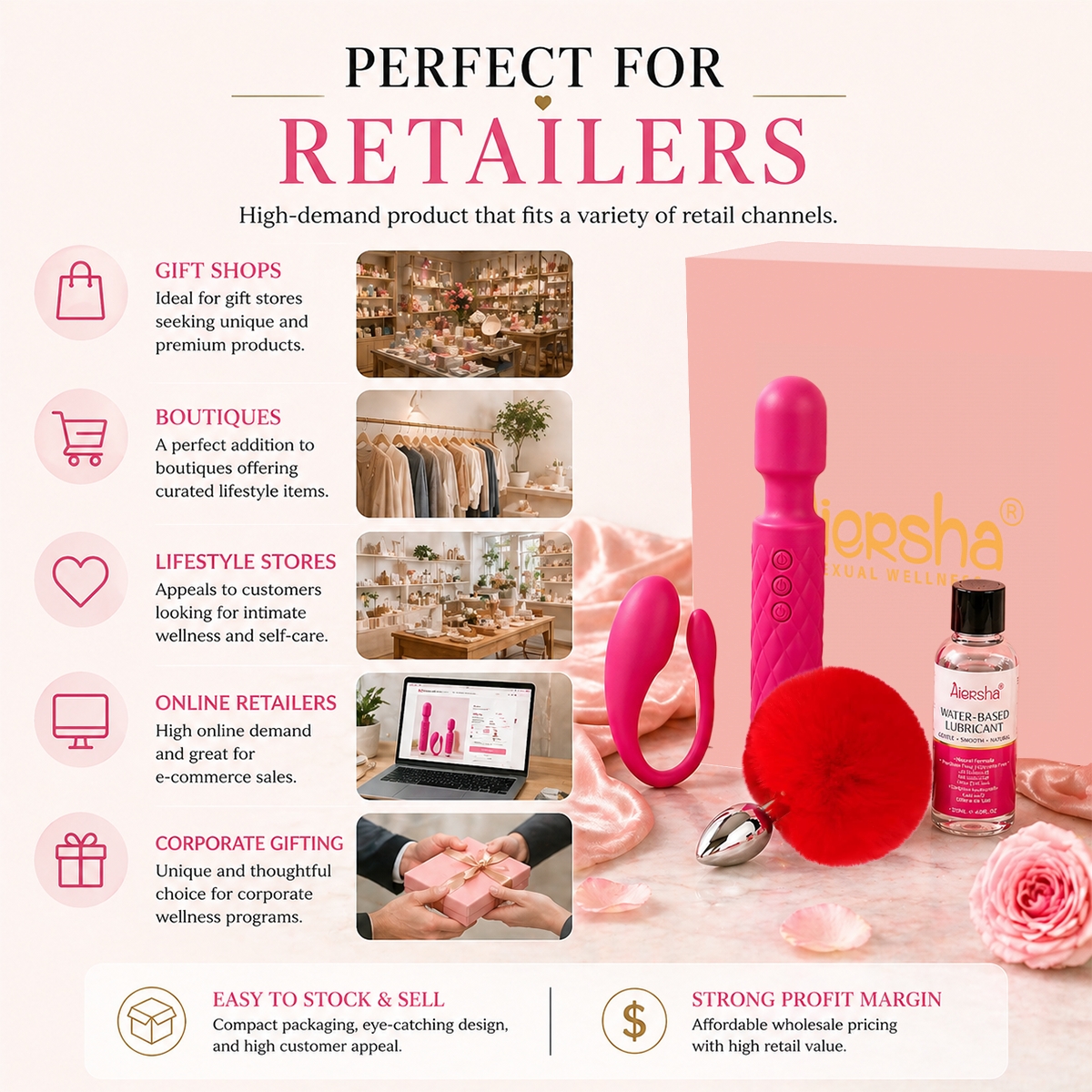 Aiersha Her Secret Gift Box - The Exclusive Box for Sensual Discovery