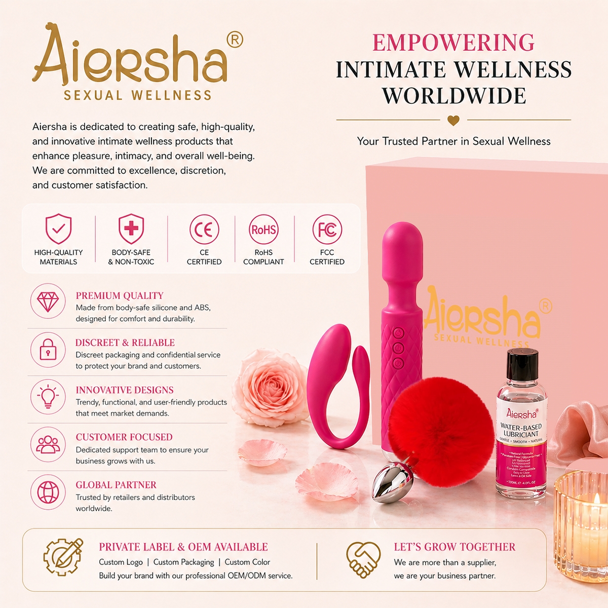Aiersha Her Secret Gift Box - The Exclusive Box for Sensual Discovery