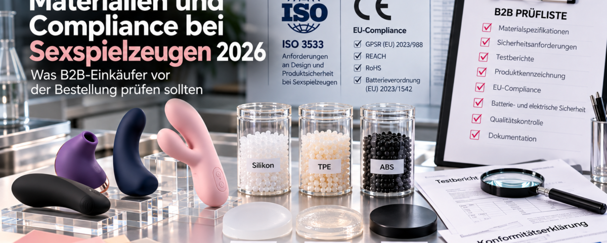 Sexspielzeug: Materialien & Compliance 2026 – Was B2B-Einkäufer prüfen sollten