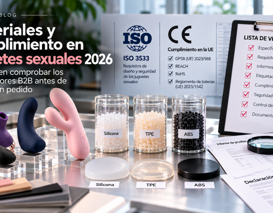 Materiales y cumplimiento normativo de juguetes sexuales en 2026: qué deben comprobar los compradores B2B antes de realizar un pedido